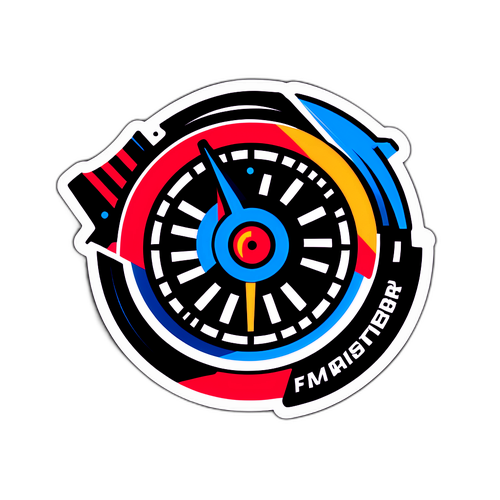 Динамічний наліпка F1