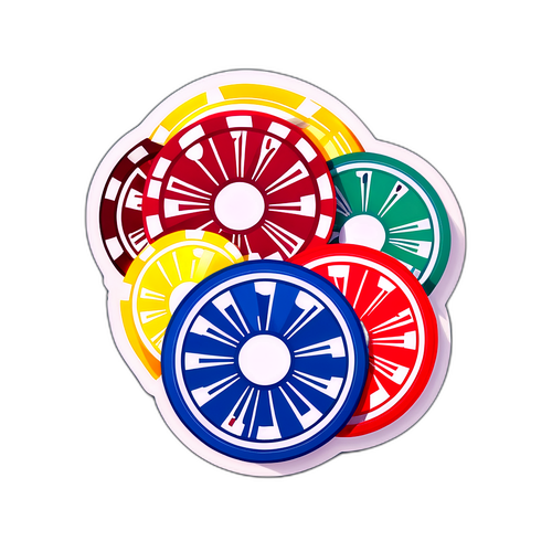 Roues de casino en pleine action avec des paires gagnantes
