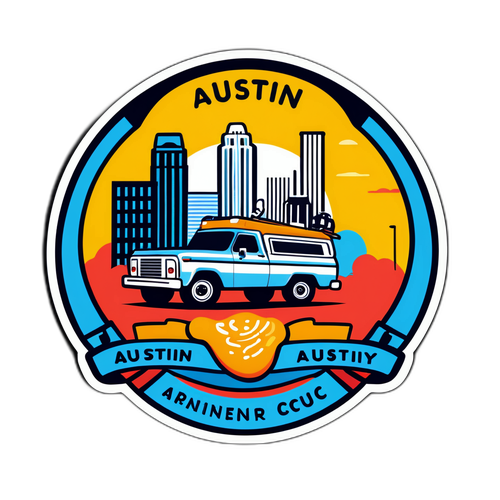 Autocollant sur Austin