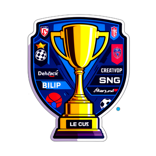 Stiker Trendy Trofi Leagues Cup