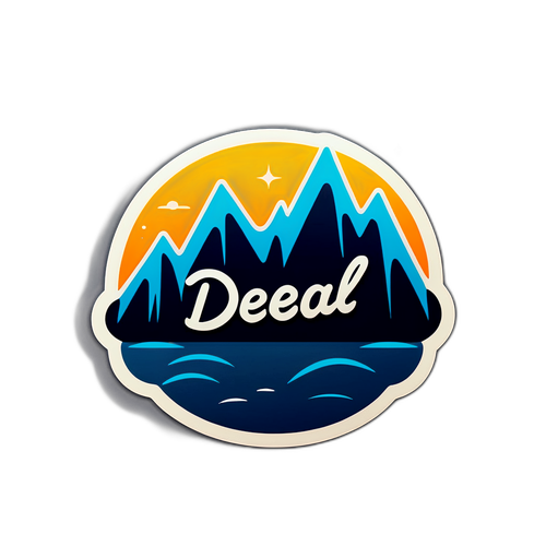 סטיקר עם 'Deal' בסגנון אופנתי