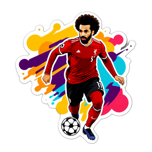 Mohamed Salah Dribblar Förbi Försvarare