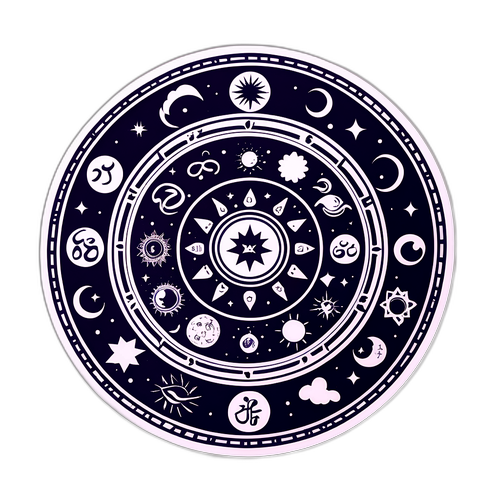 तारा चक्र स्टिकर