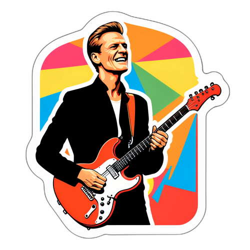 Nostalgisk Bryan Adams Klistermærke