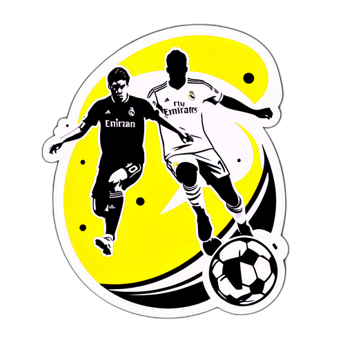 Autocolant tematic de fotbal: Real Madrid vs Dortmund