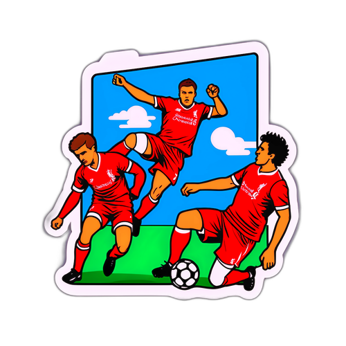 리버풀과 바른슬리의 맞대결 스티커