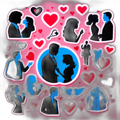 Sticker aus dem Film 'His & Hers'