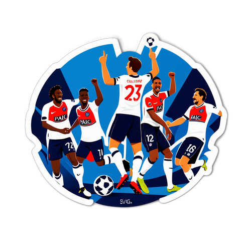 巴黎聖日耳曼對熱刺的激烈進球瞬間