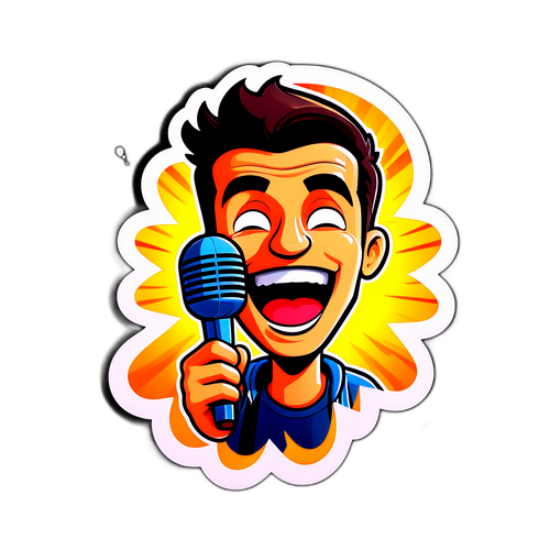 Witziger Sticker von Ricardo Pietreczko