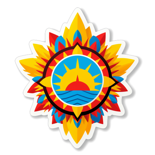 Escudo de LDU Quito con elementos de la cultura ecuatoriana