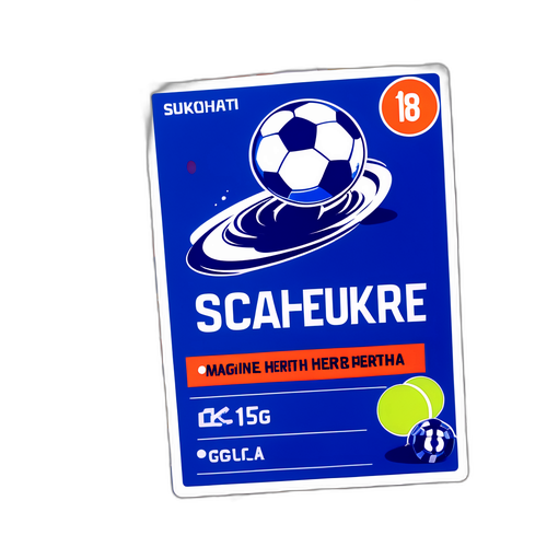 Schalke-Hertha Mérkőzés Plakát