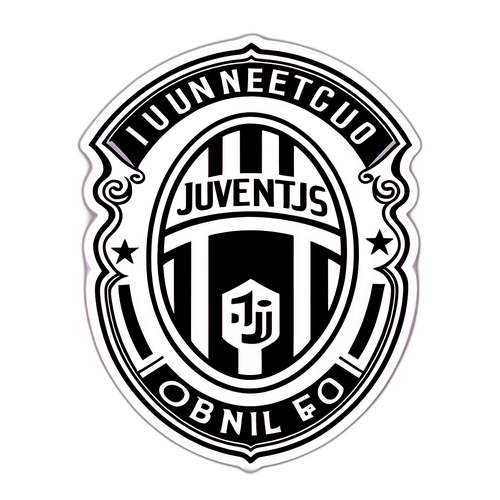 जुवेंटस FC रेट्रो स्टिकर