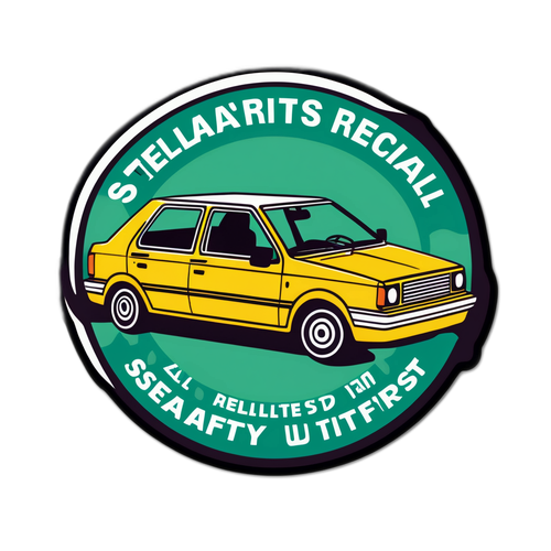 Rückrufaufkleber für Stellantis-Fahrzeuge