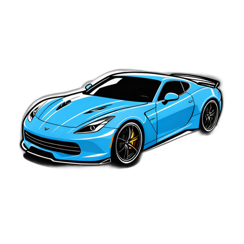 Sportautók rajza, amelyek a sebességet és dinamizmust szimbolizálják