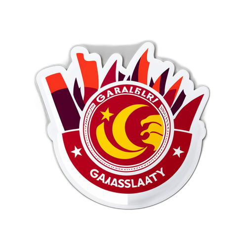 Sticker ya Mashabiki wa Galatasaray