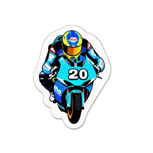 Sticker Representando a Axel Pons