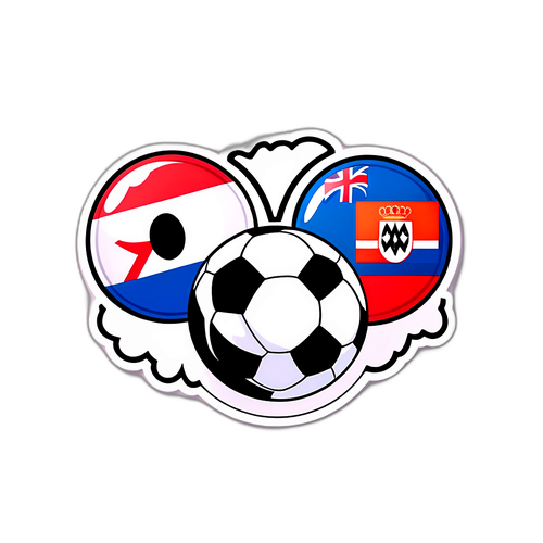 Sticker tematic despre meciul Germania - Slovacia