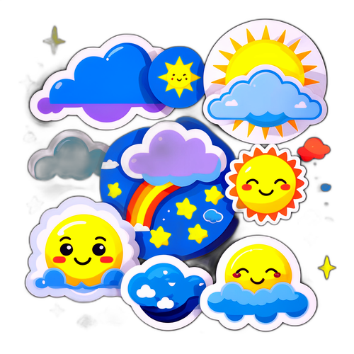 天氣主題貼紙