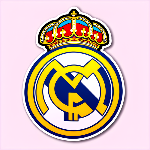 Emblem Real Madrid di Santiago Bernabéu