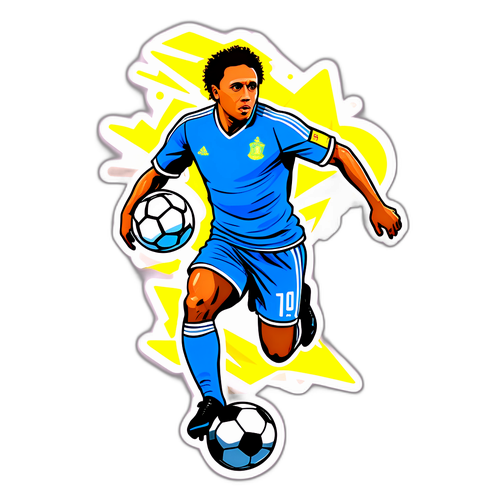 Adidas Dynamic Sticker cu Roberto Carlos