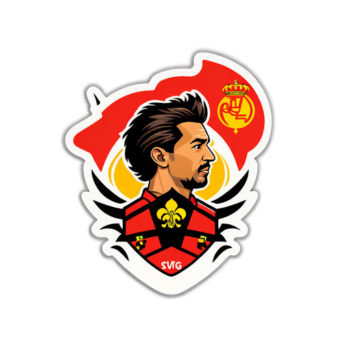 Návrh samolepek inspirovaných zápasem Real – Mallorca