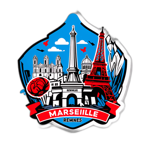 Sticker trận đấu Marseille vs Rennes
