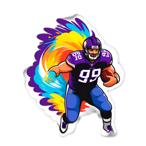 Energisk klistermärke av Matt Kalil