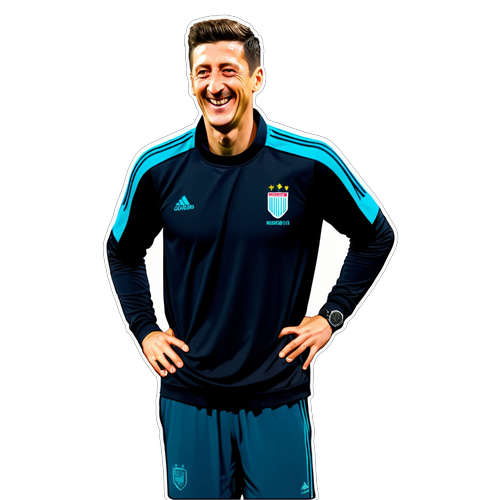 Lewandowski edzés közben
