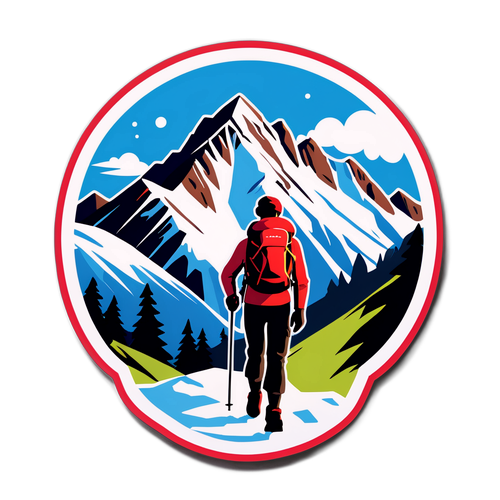 Abenteuer Sticker Stubai Höhenweg