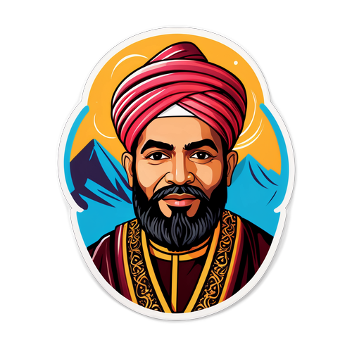 Abdul Husseinin tyyliin suunniteltu tarra