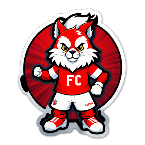 Ontdek de Betoverende Wereld van FC Emmen: Magische Mascotte en Kleurrijke Achtergrond!