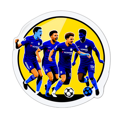 Fodboldkamp Sticker mellem Chelsea og LAFC