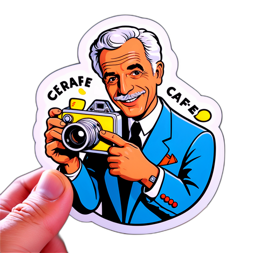 Retro-sticker van Gérard Chaillou