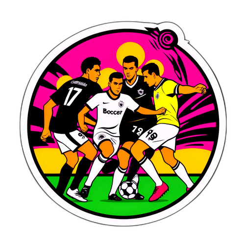 Pertarungan Seru di Lapangan Sepakbola antara Corinthians dan Bragantino