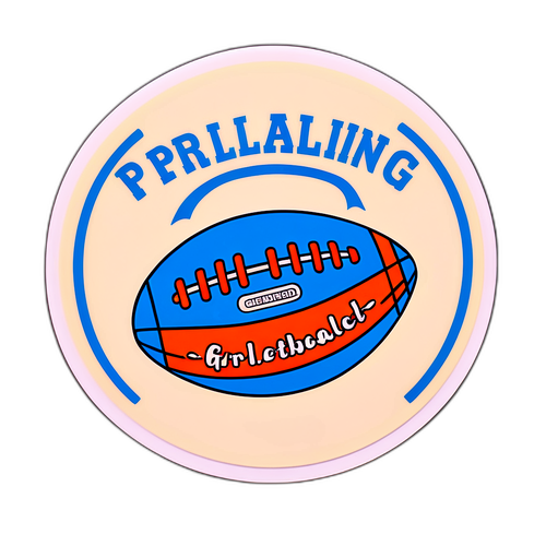 Vintage Fußball Aufkleber
