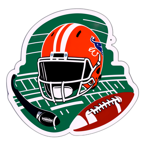 Autocollant NFL sur le thème du football