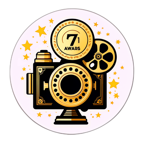 Stiker Retro 71st Anugerah Filem Nasional