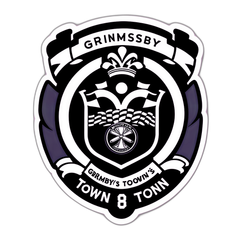 Наклейка з логотипом Грімсбі Таун