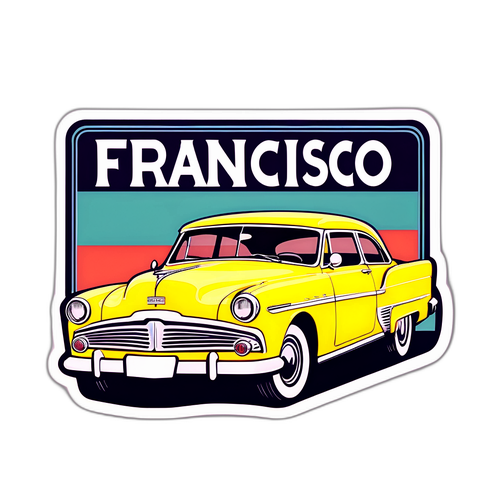 Vintage Auto Sticker