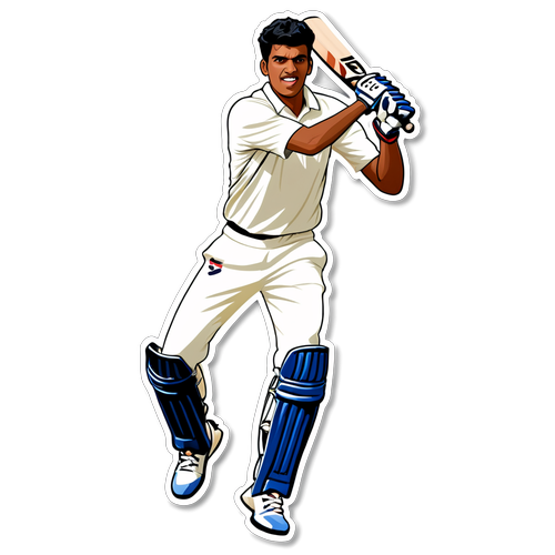 Stiker Washington Sundar