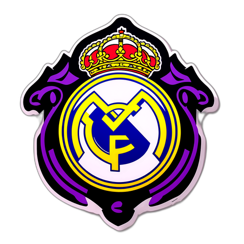 Real Madrid-emblem med moderne preg