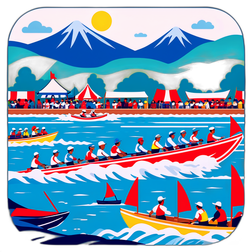 芦屋ボートレースのボートレースイラスト
