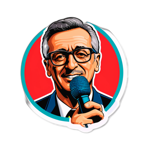 Adesivo in Tribute a Maurizio Costanzo