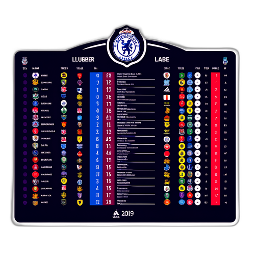 Premier League Tabell med Spillestatistikk