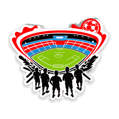 บรรยากาศของแฟนบอลในสนามกีฬาขณะชมการแข่งขันฟุตบอลสด