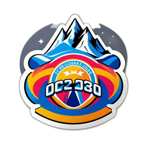 Autocollant des jeux olympiques de hockey sur glace 2026