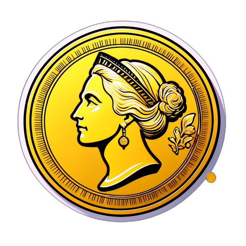 สติกเกอร์เหรียญทอง XAU/USD