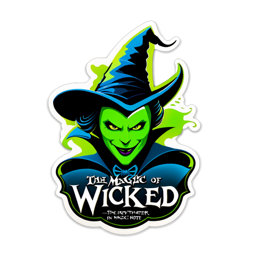 Descoperă Magia Teatrului: Sticker-ul Wicked Te Va Lasa Fără Cuvinte!