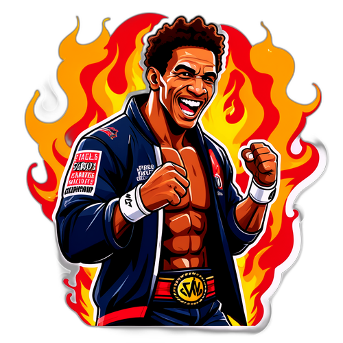 Adesivo della Vittoria di Charles Oliveira