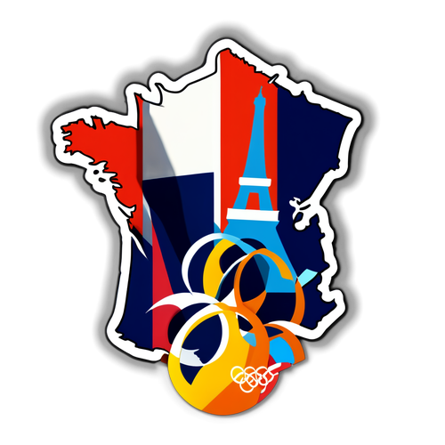 Éveillez votre Fierté Nationale : Un Sticker Olympique Immanquable pour Célébrer la France!